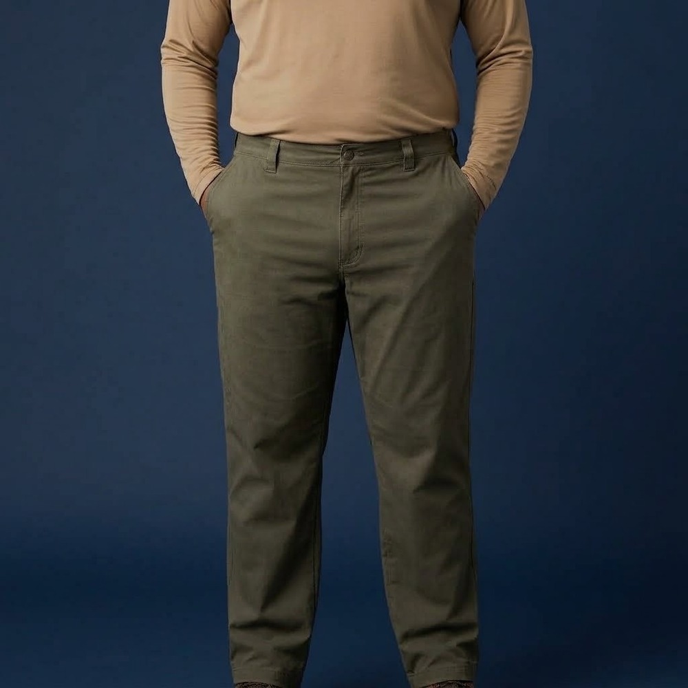 Columbia Men's 40x32 Green Nylon Omni-Shade Hiking Utility Pants EUC